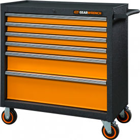 6 Drawer Roller Tool Cabinet, 36-1/4"W x 18-1/4"D x 37-2/5"H