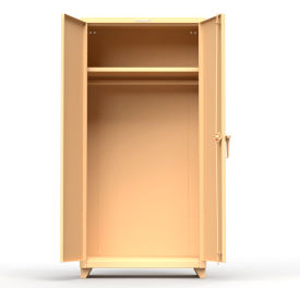 Industrial Uniform Cabinet with Full Width Rod 36"W x 24"D x 75"H , Beige