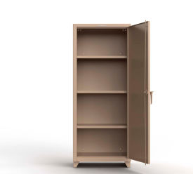 Heavy Duty Industrial Storage Cabinet w/ Single Door, 14 Gauge, 30"W x 24"D x 75"H, Beige