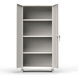 Heavy Duty Industrial Storage Cabinet, 14 Gauge, 36"W x 24"D x 75"H, White