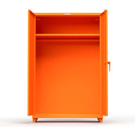 48"W x 24"D x 75"H Industrial Uniform Cabinet, Orange