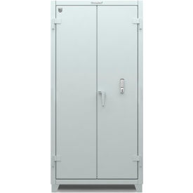 Heavy Duty Cabinet with Keyless Entry Lock, 14 Gauge, 36"W x 24"D x 75"H, Black