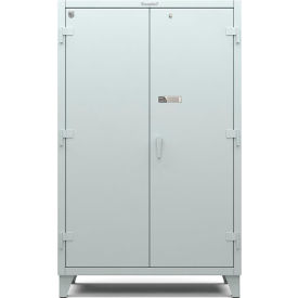 Heavy Duty Cabinet w/ Low Profile Digital Lock, 12 Gauge, 48"W x 24"D x 78"H, Dusty Gray