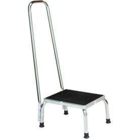 Step Stool 1260 Stainless Steel w/Handrail