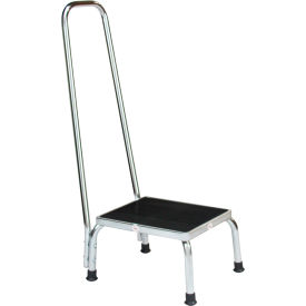 Step Stool 1251 Chrome w/Handrail