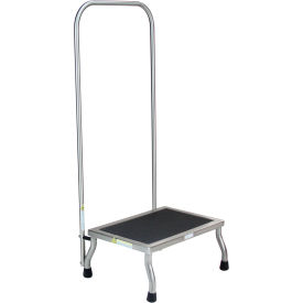 Blickman Kent Foot Stool 18"W x 8"H x 12"D with Handrail MRI Safe