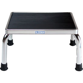 Step Stool Chrome w/o Handrail w/Mounting Holes, 14-1/4"W x 11-3/8"D x 9"H