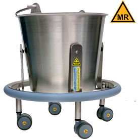 MRI Safe Lenox Kickbucket with 13 QT Pail with Rubber Bumper