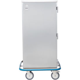Space Saver Case Cart, 29 5/8"W x 55 1/2"H x 29"D, 2 S/S Wire Pullout Shelf, 1 Solid Door