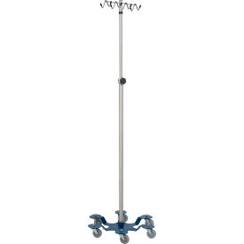 IV Stand, Tru-Loc, Chrome, 52 - 90"H, 8 Hook