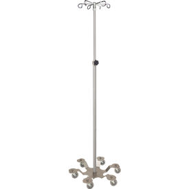 IV Stand, Tru-Loc™, Stainless Steel, 52 - 90"H, 6 Hook