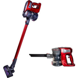 Rapid Red Cordless Stick Vacuum, 1/2 Gallon Cap.