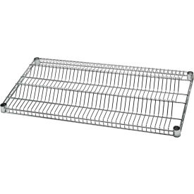 Quantum 40 Reel Wire Shelf, 36"W x 18"D, Chrome, All Welded