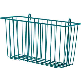 Quantum Basket, 5"W x 13-3/8"D x 7"H, Steel, Light Green