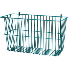Quantum Basket, 7-1/2"W x 17-2/8"D x 10"H, Steel, Light Green