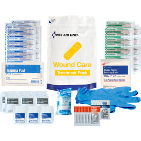 Wound Care Treatment Pack, Fabric, White, 137 Pieces