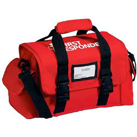 First Responder Kit, Large Bag Empty, Fabric, Red, 1 Piece
