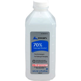 Alcohol Bottle, 70% Isopropyl, 16 oz.