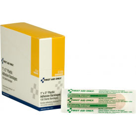 1" x 3" Plastic Bandages, 100/box
