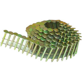 Bostitch 1-1/4" Smooth Shank 15 Degree Coil Roofing Nails, 7200/Pack