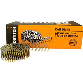 Bostitch 1-1/2" x .080 Ring Shank 15 Degree Coil Siding Nails, 4200/Pack