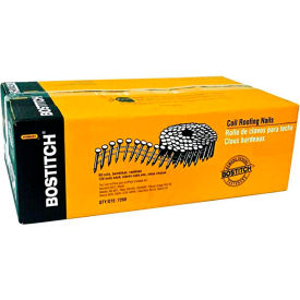 Bostitch 1-3/4" Smooth Shank 15 Degree Coil Roofing Nails, 7200/Pack