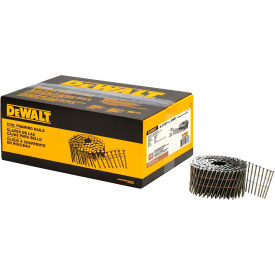 DeWalt 15 Degree Coil Framing Nails, 2-3/8" X .099" Ring Bright, 3600/Pack