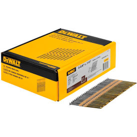 DeWalt 2-3/8" X .113" 21 Degree Smooth Bright, Framing Nails, 2000/Pack