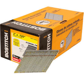 Bostitch 3" x .120 Smooth Shank 28 Degree Framing Nails, 2000/Pack