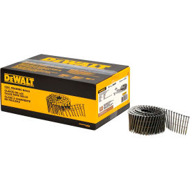 DeWalt 15 Degree Coil Framing Nails, 2" X 0.99", Smooth Bright, 2700/Pack
