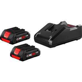 CORE18V Starter Kit - (2) 4.0 Ah Compact Batteries & Charger
