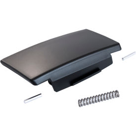 Clip With Spring And Pin, Black
