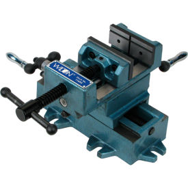 Cross Slide Drill Press Vise, 4"
