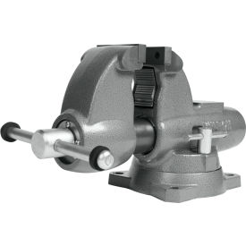 Combination Pipe and Bench 3-1/2" Jaw Round Channel Vise with Swivel Base