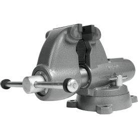 Combination Pipe and Bench 5" Jaw Round Channel Vise with Swivel Base