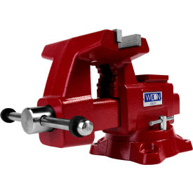 Utility Bench Vise 6-1/2" Jaw Width, 6" Jaw Opening, 360° Swivel Base