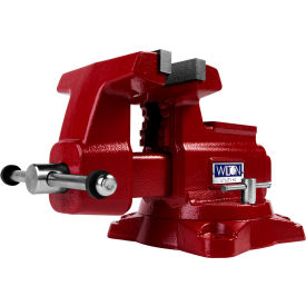 Utility HD Bench Vise 6-1/2" Jaw Width, 6-1/4" Jaw Opening, 360 degree Swivel Base