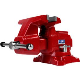8" Jaw Width, 8-1/2" Jaw Opening, 360° Swivel Base