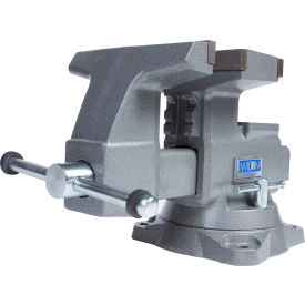 Reversible Bench Vise 8" Jaw Width with 360 degree Swivel Base