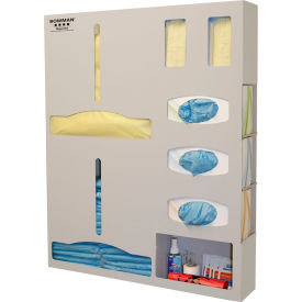 Protective Wear Organizer - Double Gown 20.05"W x 30.75"H x 4.65"D, Quartz Beige
