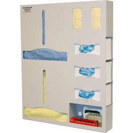 Protective Wear Organizer - 4" - Double Gown 25.05"W x 30.7"H x 4"D, Quartz Beige