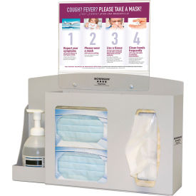 Cover Your Cough Compliance Kit 17.91"W x 20.54"H x 5.14"D, Quartz Beige