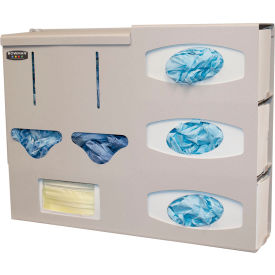 Protective Wear Organizer - Surgical 22.3"W x 16.63"H x 5.1"D, Quartz Beige