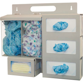 Protective Wear Organizer - Surgical 22.15"W x 19.68"H x 4.88"D, Clear