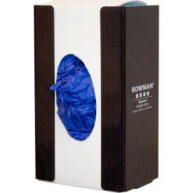 Glove Box Dispenser - Single 5.7"W x 9.85"H x 3.95"D, Carbon Squares Black