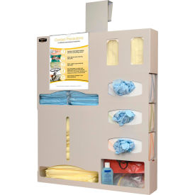 Protective Wear Isolation Bundle 25.15"W x 40.41"H x 7.63"D, Quartz Beige