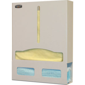 Protective Wear Organizer - 4" - Gloveless 15"W x 19.75"H x 4"D, Quartz Beige