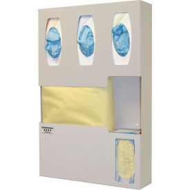 Protective Wear Organizer 16.48"W x 25.18"H x 4.35"D, Quartz Beige