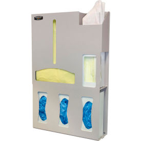 Protective Wear Organizer - 4" 16.75"W x 25.63"H x 4"D, Quartz Beige
