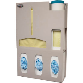 Protective Wear Organizer 16.75"W x 25.63"H x 4.75"D, Quartz Beige